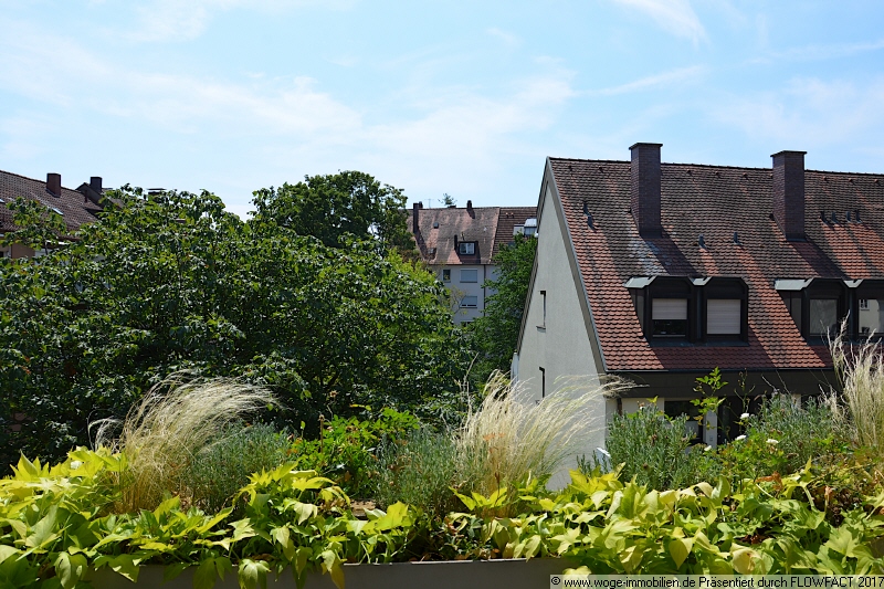 Blick vom Balkon
